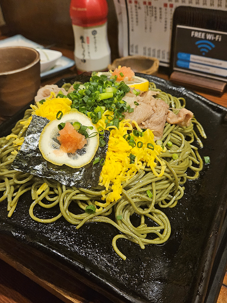 [도쿄/아카사카] 후쿠노하나 가와라(기와) 소바를 맛볼 수 있는 곳( 福の花 溜池山王店)