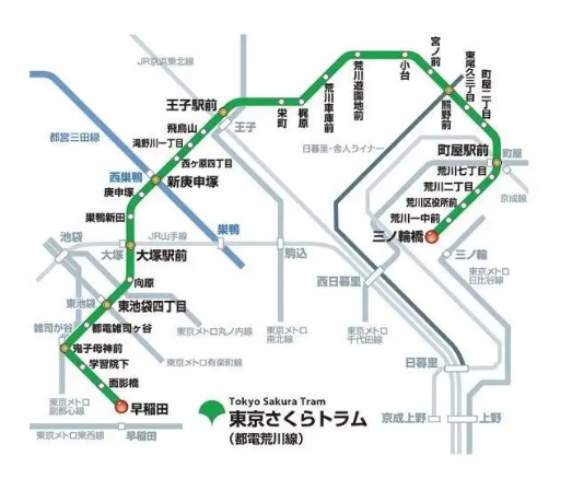 사쿠라 트램 (도덴 아라카와선) 탑승기